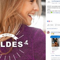 Les Bourgeoises : publication Facebook soldes