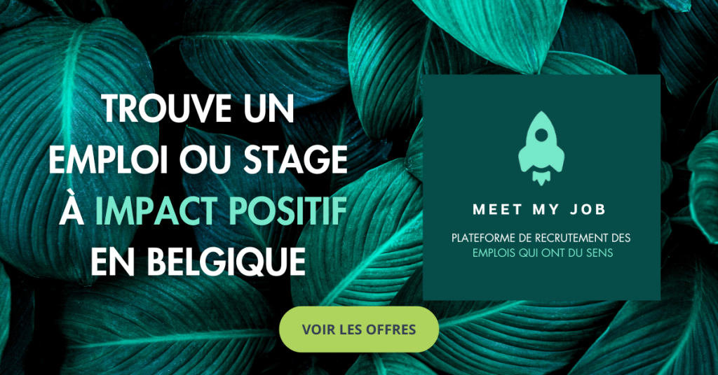 Meet my job : Plateforme belge pour trouver un emploi à impact positif