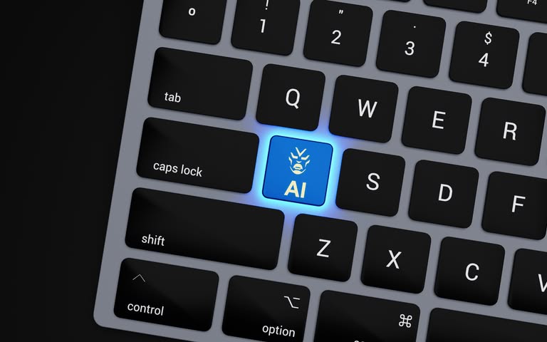 clavier contenant une touche IA